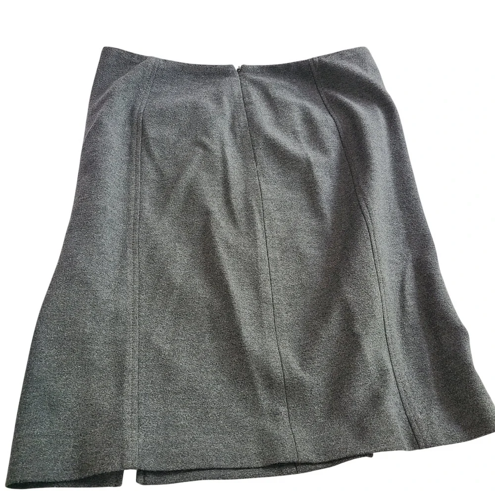 Worth New York Womens‎ Gray Ponte Knit A-Line Skirt Size 8 Charcoal Professional